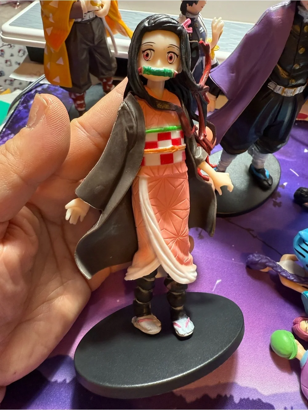Bundle of 6 Demon Slayer Kids Anime Character Figure Set - Collectible